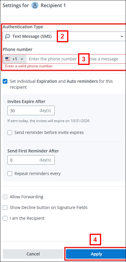 Text Message Authentication